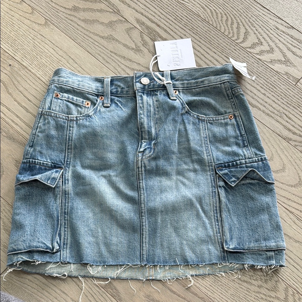 Pistola Mini Denim Skirt - Blue size 26